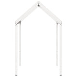 Kids' Bed Roof White 217x95.5x159 cm Solid Wood Pine 846959