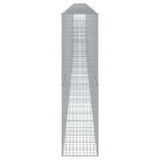 Gabion Basket with Cover 1100x50x200 cm Galvanised Iron 3295176