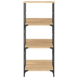 Bookshelf Sonoma Oak 50x33x117.5 cm Engineered Wood 835270
