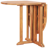 Outdoor Dining Set Natural Teak Solid Teak Wood 5 Piece Set 49003