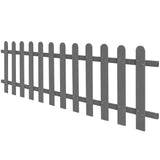 ZNTS Picket Fence WPC 200x60 cm 42818