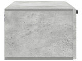 Wall-Mounted TV Cabinet Concrete Grey 98 x 31 x 30 cm 898048