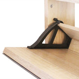 243047 Shoe Cabinet 3-Layer Mirror Oak 63x17x102,5 cm