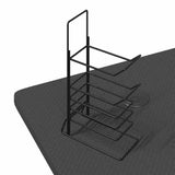 Gaming Desk LED with Z Shape Black 110x60x75 cm 325420