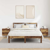 Bedside Cabinet with Drawer 2 pcs Old Wood 40 x 35 x 47.5 cm 881978