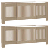 Radiator Cover 2 pcs Sonoma Oak 205 x 20.5 x 81.5cm 3403240