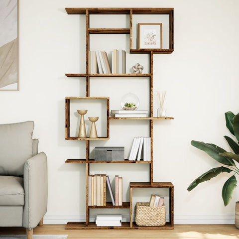 Book Cabinet Old Wood 92x29x188 cm Engineered Wood 3310323
