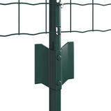 Welded Wire Fence 10 x 0.4 m PVC-Coated Steel Green 3335996