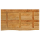 Table Top Live Edge 100x60x2.5 cm Solid Wood Mango 370550