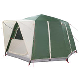Cabin Tent 6-Person with Roof Green 425 x 396 x 222 cm 42004023