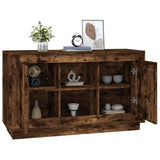 Sideboard Smoked Oak 102x35x60 cm Engineered Wood 831882