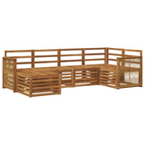 Sectional Sofa Set 5 pcs Natural Solid Acacia Wood 3384565