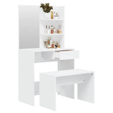 Dressing Table Set White 74.5x40x141 cm 3114139