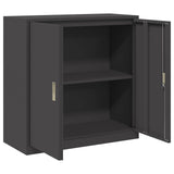 Storage Cabinet Black 90 x 40 x 90 cm Steel 891640