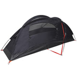 ZNTS Camping Tent Dome 1-Person White Blackout Fabric Waterproof 94562