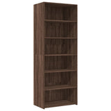 Highboard Brown Oak 70x41x185 cm Engineered Wood 3281693