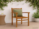 4-Piece Back Cushions PUTTEN 4 pcs 100% Polyester Olive Green 945108