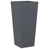 Garden Planters Anthracite 2 pcs 35x35x75 cm Steel 851085