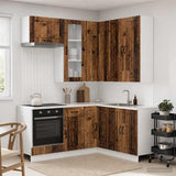 Kitchen Unit LUCCA 8 pcs Old Wood Engineered Wood 3438409