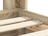 Bed Frame with Storage and Headboard Sonoma Oak 100 x 200 cm 3414331