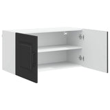Dishwasher Panel Kalmar Black 80 x 31 x 40 cm Engineered Wood 884576