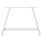 ZNTS Coffee Table Legs A-Shaped 2 pcs White 60x cm Steel 4012837