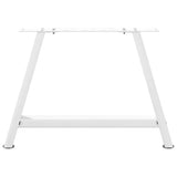 ZNTS Coffee Table Legs A-Shaped 2 pcs White 60x cm Steel 4012837