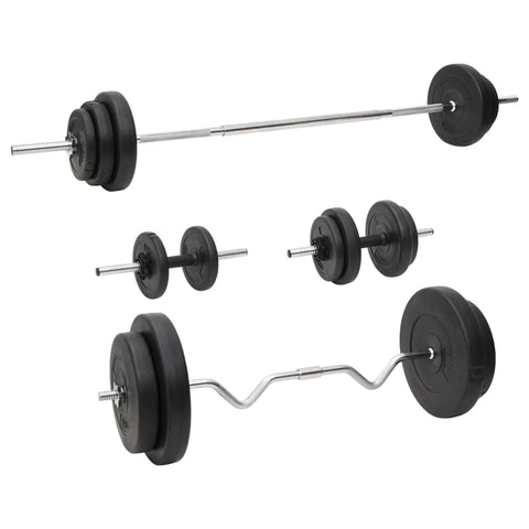 ZNTS Barbell and Dumbbell with Plates Set 90 kg 3145030