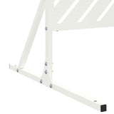 Privacy Screen White 100 x 50 x 180 cm Steel 868543