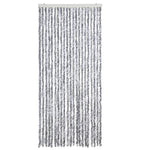 Insect Curtain White and Grey 90x200 cm Chenille 315133