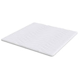 Mattress Topper White 180 x 200 x 5.5 cm Knit Fabric 4106421