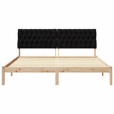 Bed Frame with Upholstered Headboard Brown 180 x 200 cm 3394385