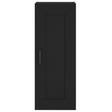 Wall Mounted Cabinet Black 34.5x34x90 cm Engineered Wood 830501