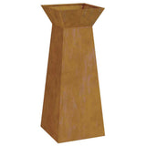 Pillar Planter Silver 40 x 40 x 100 cm 873864