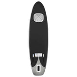 Inflatable Stand Up Paddle Board Set Black 300x76x10 cm 93384