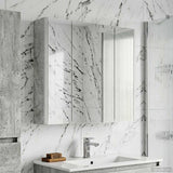 Bathroom Mirror Cabinet Concrete Grey 63.5 x 15.5 x 60.5 cm 889250
