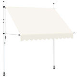 Manual Retractable Awning 250 cm Cream 143695