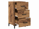 Sideboard Old Wood 34.5 x 34 x 90 cm Engineered Wood 881558