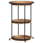 ZNTS Side Table Ø55x83 cm Solid Wood Acacia 4013510