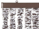 284277 Insect Curtain Brown and Beige 90x220 cm Chenille