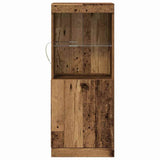 LED Sideboard Old Wood 41 x 37 x 100 cm Engineered Wood 863039
