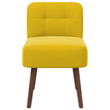 Slipper Chair Yellow Velvet 42050519