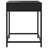 Bedside Table with Infinity LED Black 40x40x51 cm 3284091