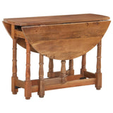 Dining Table Round 110x76 cm Solid Mango Wood 321701