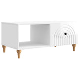 Coffee Table High Gloss White 90 x 50 x 40 cm Engineered Wood 894269