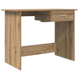 Desk with Drawer Artisan Oak 100 x 50 x 76 cm Engineered Wood 875249