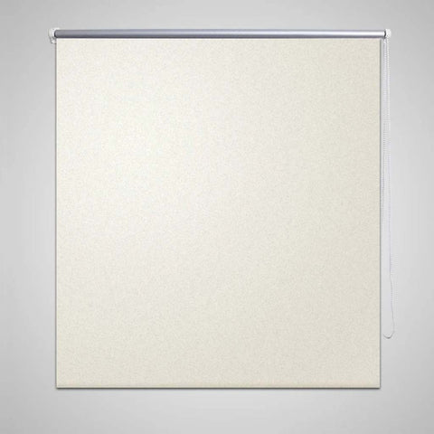ZNTS Roller Blind Blackout 120 x 230 cm off White 240161