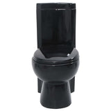WC Ceramic Toilet Bathroom Corner Toilet Black 141134