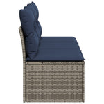Garden Sofa 7 pcs Grey and beige 165 x 62 x 69 cm Poly rattan 366166