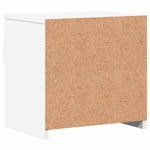 ZNTS Bedside Cabinets 2 pcs White 40x30x39 cm Engineered Wood 803444